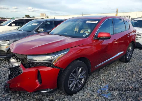 2022 Acura Rdx Technology from USA, damaged, VIN 5J8TC1H57NL007691